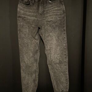 Black Acid Wash Jeans